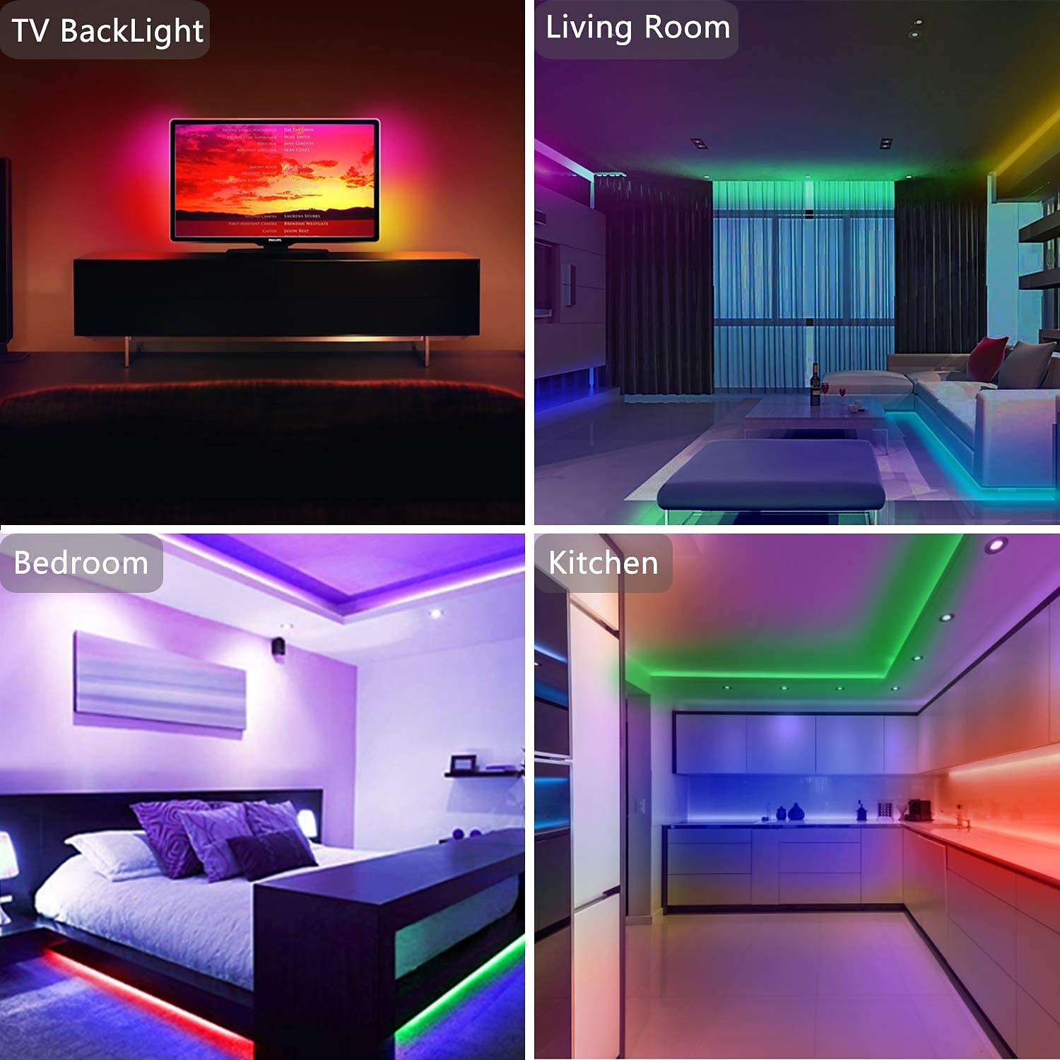 10M 30M RGB LED Strip Lights Bluetooth Smart Phone Controlled 20M 40M LED Light Strip 5050 LED Lights Sync to Music and 44 Keys Remote Controller for Bedroom Home TV Back Lights 2025 - $35.99 –P19