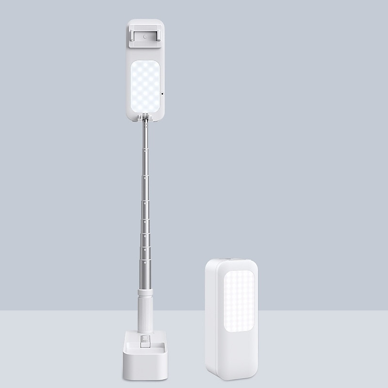 Portable Phone Holder With LED Dimming Light for Live Stream Make Up YouTube TikTok Dimmable LED Camera Ring Light for iPhone & Android Phone 2025 - $69.99 –P10