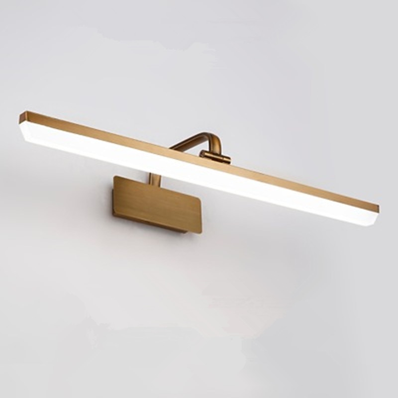 lightinthebox Luz LED para tocador, luz para espejo de cristal, espejo impermeable moderno, luces LED para pared, luz de pared de gel de sílice para baño, IP65, 110-240 V, 8/10/12/14 W 2025 - $199.99 –P6