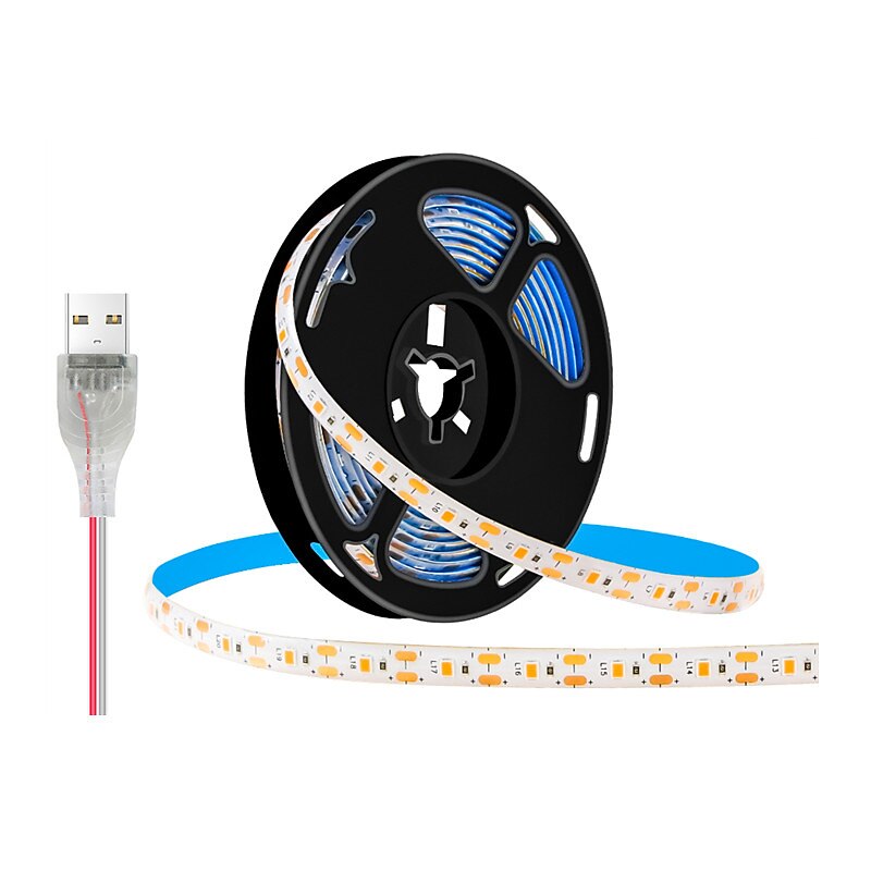 Usb led planta cultivo tira luz lámpara impermeable espectro completo 2835 smd 3m 9.8ft interior flor plántula hidroponía suculentas invernadero interior 2025 - $15.99 –P1