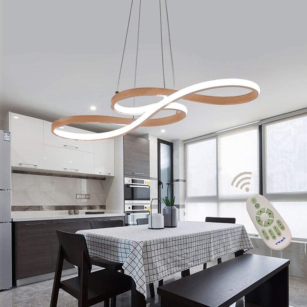 LED Pendant Light 75cm Acrylic Dimmable Chandelier Adjustable Note Design Modern for Home Living Room Lighting ONLY DIMMABLE WITH REMOTE CONTROL 2025 - $160.99 –P9