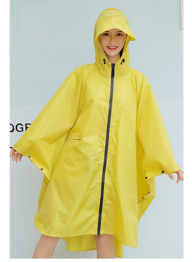 Men's Women's Rain Poncho Hiking Raincoat Waterproof Hiking Jacket Summer Outdoor Waterproof Breathable Quick Dry Lightweight Jacket Poncho Top Fishing Climbing Army green (unisex) Matcha 2025 - $29.99 –P7