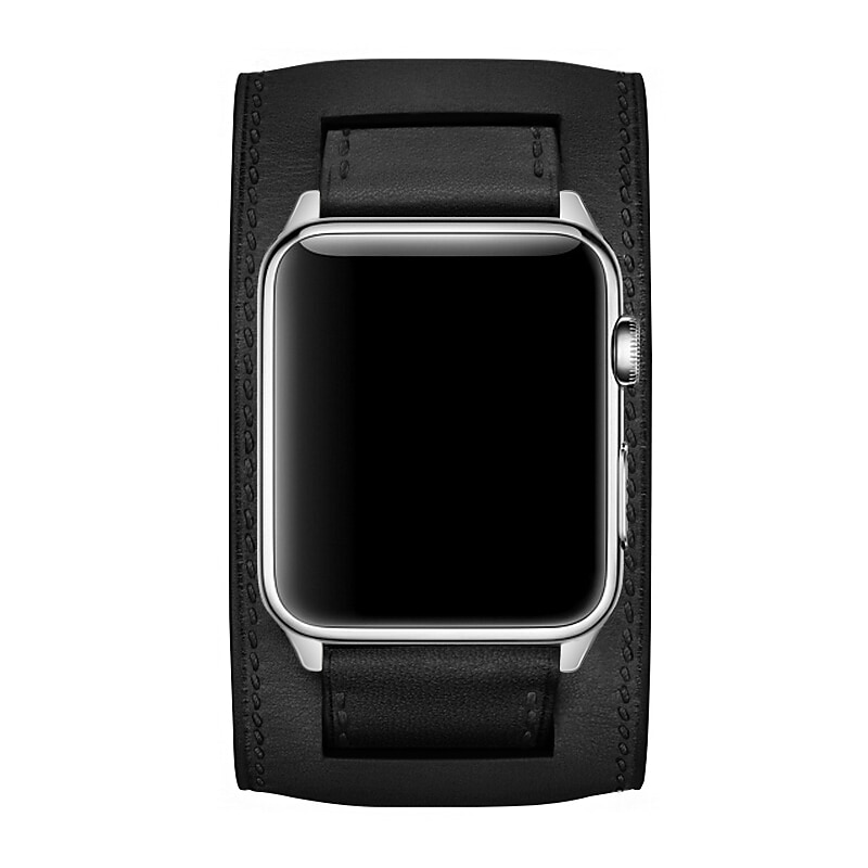 Genuine Leather Smart Watch Band Compatible with Apple iWatch 49mm 45mm 44mm 42mm 41mm 40mm 38mm Sreies Ultra SE 8 7 6 5 4 3 2 1 for Smartwatch Strap Wristband Women Luxury Bracelet 2025 - $29.99 –P2
