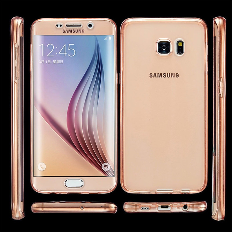 Phone Case For Samsung Galaxy S24 S23 S22 S21 S20 Ultra Plus FE A54 A34 A14 A72 S10 Note 20 Ultra S9 A73 A53 A32 Full Body Case Crystal Clear Clear Transparent Ultra-thin Transparent TPU 2025 - $10.99 –P2