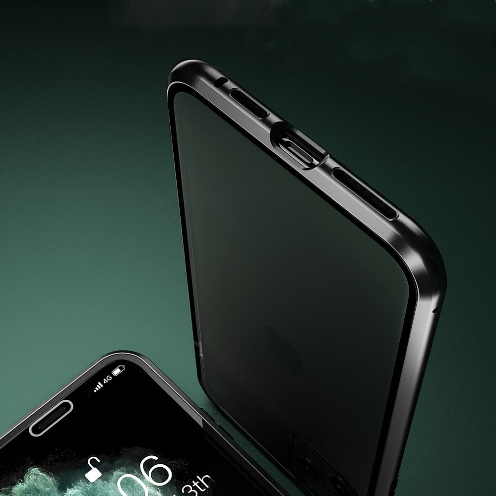Funda de cristal templado con marco metálico magnético para iPhone 16e 16 15 Pro Max Plus 14 13 12 11 Pro Max Mini X XR XS Max 8 7 Plus – Cubierta clara de cuerpo completo diseño antichoque antip 2025 - $17.99 –P6