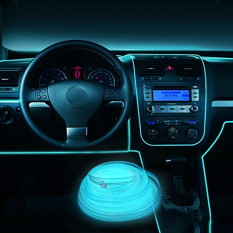 автомобильные светодиодные ленты 5 м светодиодные автомобильные фары атмосферный свет для diy гибкая автомобильная лампа для салона украшение для вечеринок 12 в неоновые полосы 2 шт. 1 шт. набор 2025 - $10.49 –P4