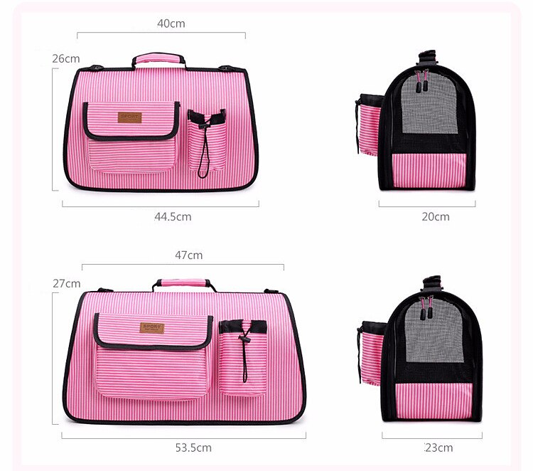 Hund Katt Små pälsdjur Carry Bag resväska Resväska Flygbolag godkänd husdjurstransporter Hundbärsryggsäck Justerbara Bärbar Andningsfunktion Enfärgad Klassisk Nylon Hundvalp Liten hund Träning 2025 - $41.99 –P1