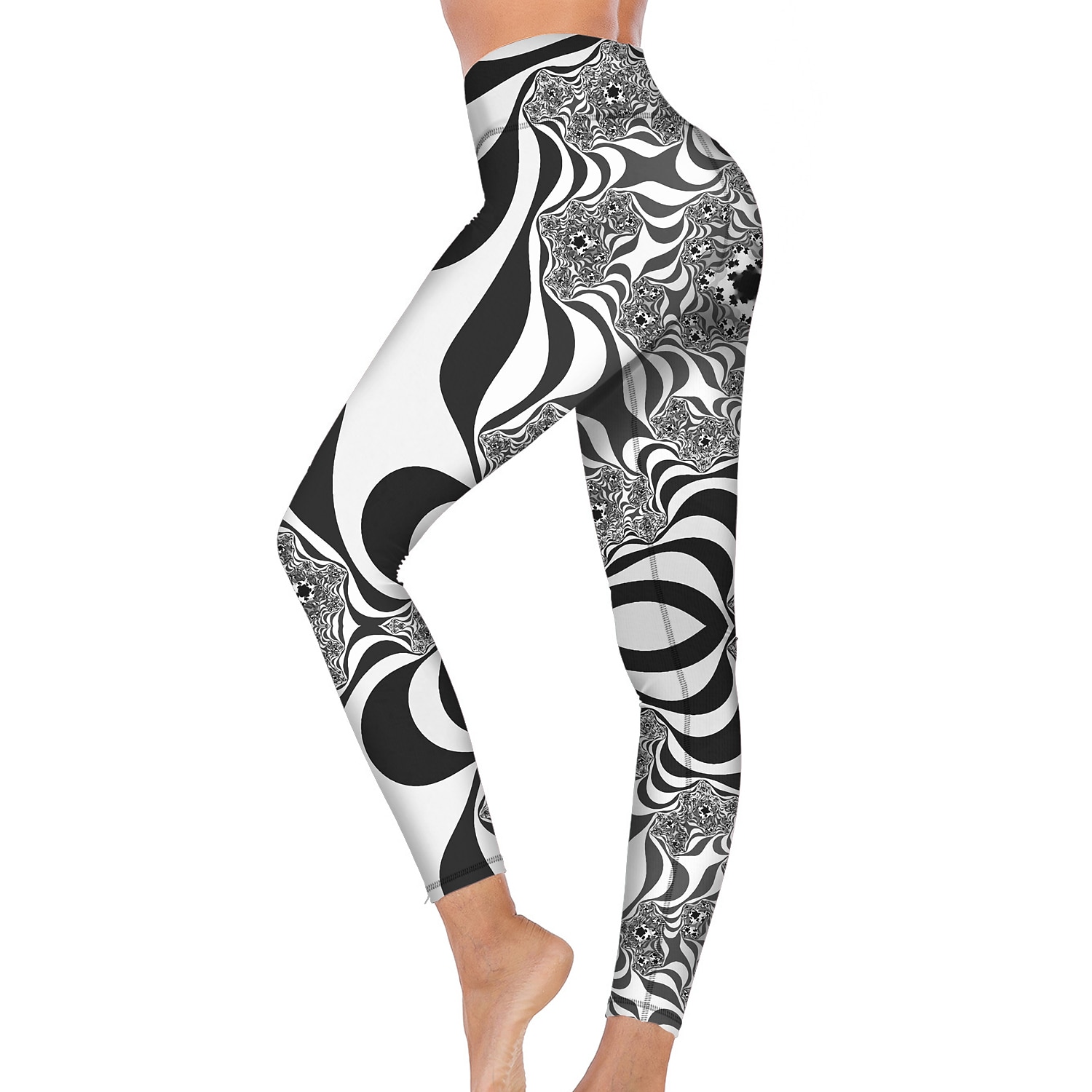 نسائي السراويل اليوغا بعقب رفع بنطلون رياضي للبطن خصر عالي تمرين نادي رياضي ركض اللياقه البدنيه الجوارب الدراجات طماق الهندسة رمادي الخريف الشتاء رياضات ألبسة رياضية عالية المرونة 2026 - $16.49 –P1