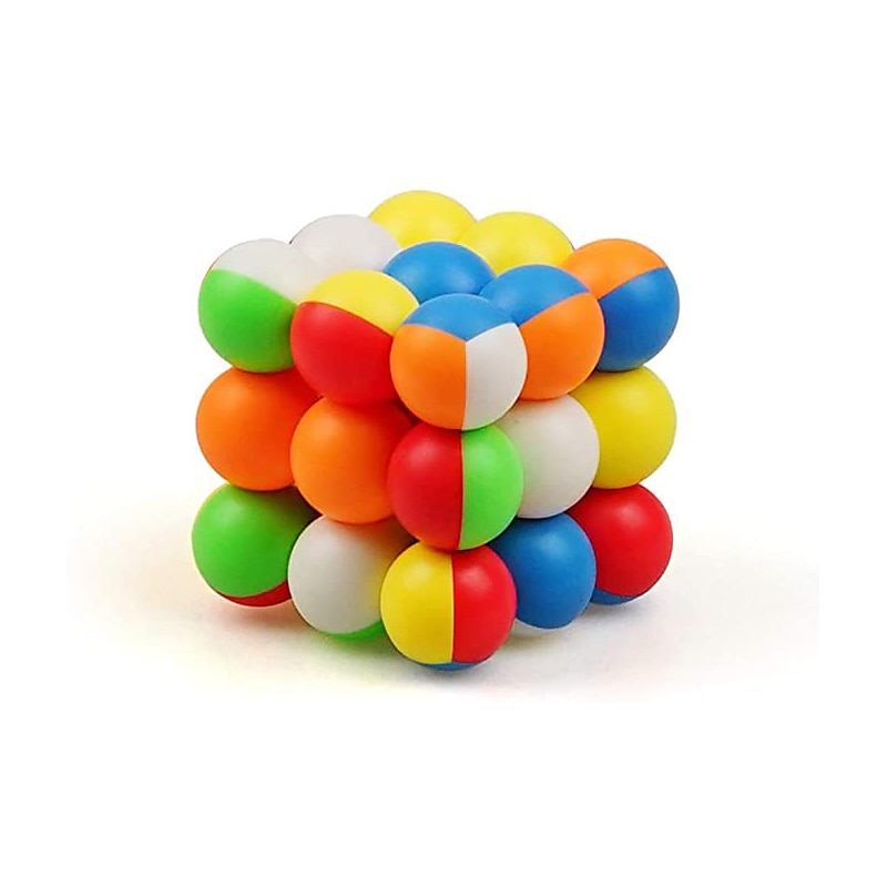 Yongjun 3x3 cubo magico 3x3x3 senza adesivo rotondo tallone velocità cubo puzzle giocattoli regalo di decompressione creativo del 2025 a $15.49 –P5