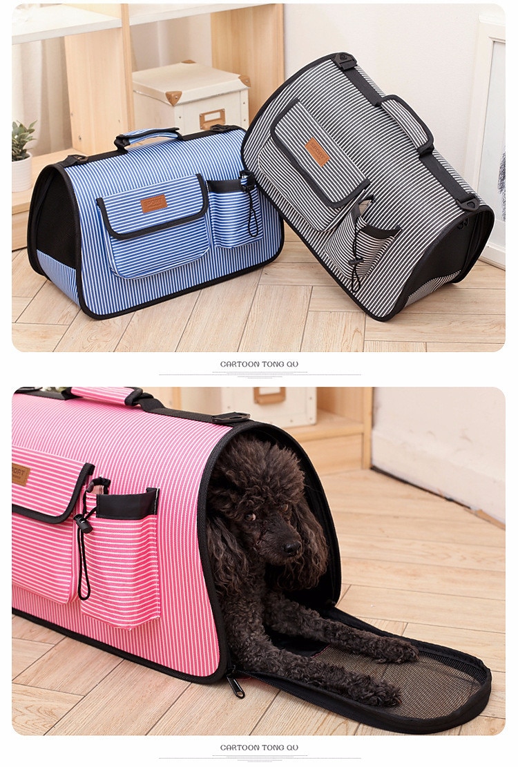 Hund Katt Små pälsdjur Carry Bag resväska Resväska Flygbolag godkänd husdjurstransporter Hundbärsryggsäck Justerbara Bärbar Andningsfunktion Enfärgad Klassisk Nylon Hundvalp Liten hund Träning 2025 - $41.99 –P9