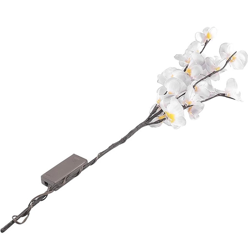 led phalaenopsis branch lamp 20 bulbs simulation orchid branch led fairy lights salice ramoscello light branch festa della mamma per la casa decorazione del giardino del 2025 a $13.99 –P16