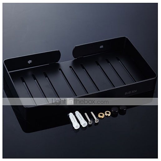 أطباق الصابون&amp; حوامل مجوفة من الستانلس ستيل الحديث 1 قطعة - حمام / حمام فندقي مفرد مثبت على الحائط / مستطيل 2026 - $32.99 –P5