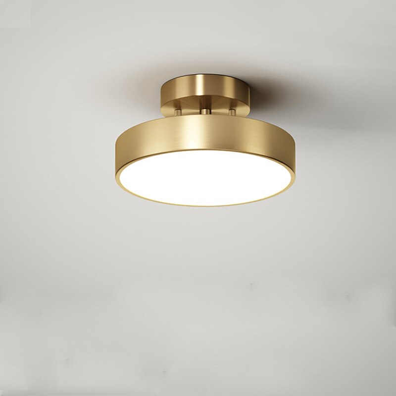 mini plafoniera a led portico luce corridoio luce moderna nordic gold 12/20 cm forme geometriche luci da incasso metallo classico elegante elettrolitico led stile nordico 110-120v 220-240v del 2025 a $107.99 –P2