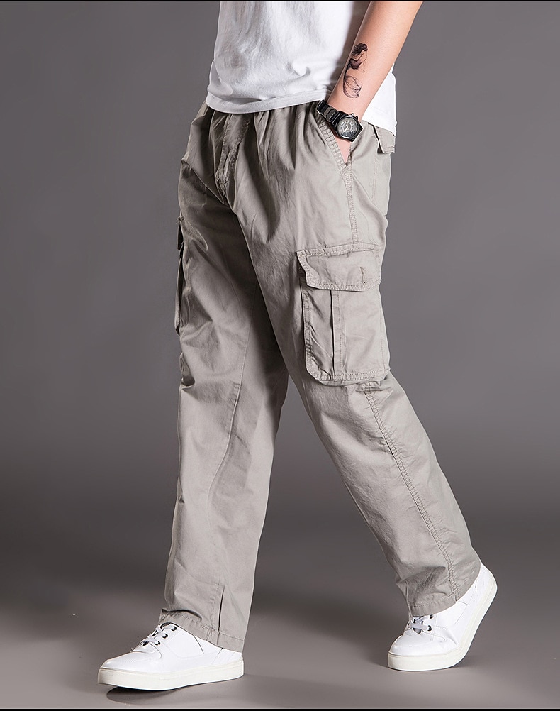 Hombre Pantalones de trabajo Pantalones cargo Pantalones para senderismo Verano Al aire libre Ripstop Secado rápido Multi bolsillo Transpirable Algodón Pantalones / Sobrepantalón Prendas de abajo 2025 - $33.99 –P6
