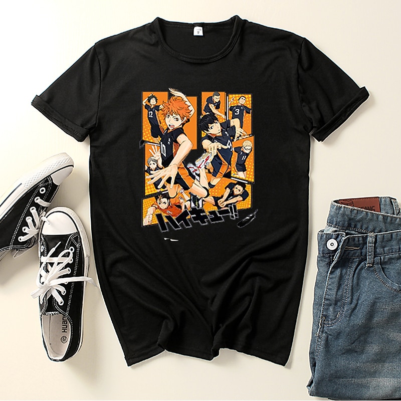 Haikyuu Shirts - Karasuno Team Friends Style Graphic T-shirt