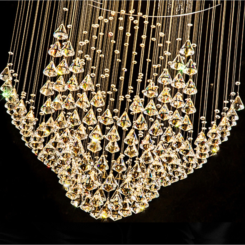 Crystal Chandelier Ceiling Light Round Design Modern Luxury Chandelier Luster Indoor Ceiling Pendant Lights Fixtures 2025 - $825.49 –P5