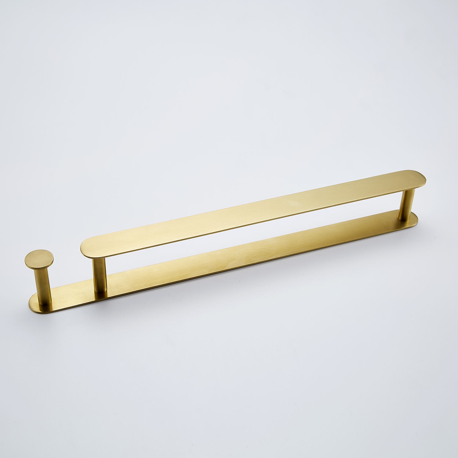 gyllene multifunktionell handduksstång med krok 304 rostfritt stål galvaniserat, 40cm, borstat guld, badrum och kökshylla stansfri 2025 - $43.99 –P4