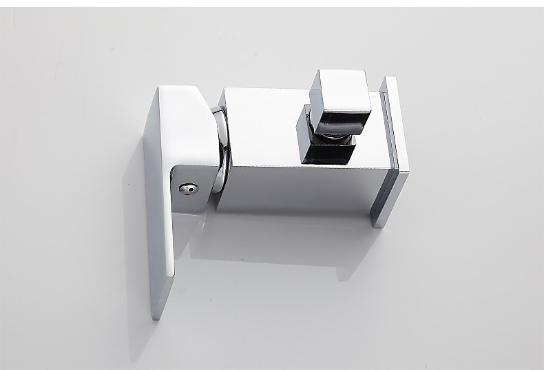Bathtub Faucet - Contemporary Chrome Free Standing Ceramic Valve Bath Shower Mixer Taps / Three Handles Three Holes 2025 - $226.79 –P5