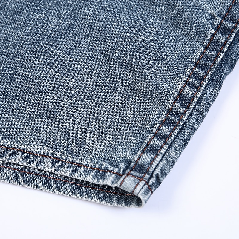 Pánské Košile Letní košile Košile pro volný čas Džínová košile Košile na knoflíky Námořnická modř Dusty modrá Světle modrá Krátký rukáv Pevná barva Límeček Přehnutý netisknutelný Denní Džínovina 2025 - $38.99 –P9