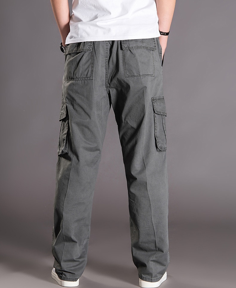 Hombre Pantalones de trabajo Pantalones cargo Pantalones para senderismo Verano Al aire libre Ripstop Secado rápido Multi bolsillo Transpirable Algodón Pantalones / Sobrepantalón Prendas de abajo 2025 - $33.99 –P4