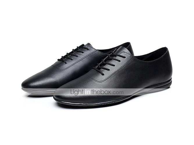 Herren Schuhe für den lateinamerikanischen Tanz Ballsaal Übe das Trainieren von Tanzschuhen Charakterschuhe Outdoor Flach, Ballerina Flacher Absatz Schnürsenkel Schwarz 2025 - $84.99 –P3