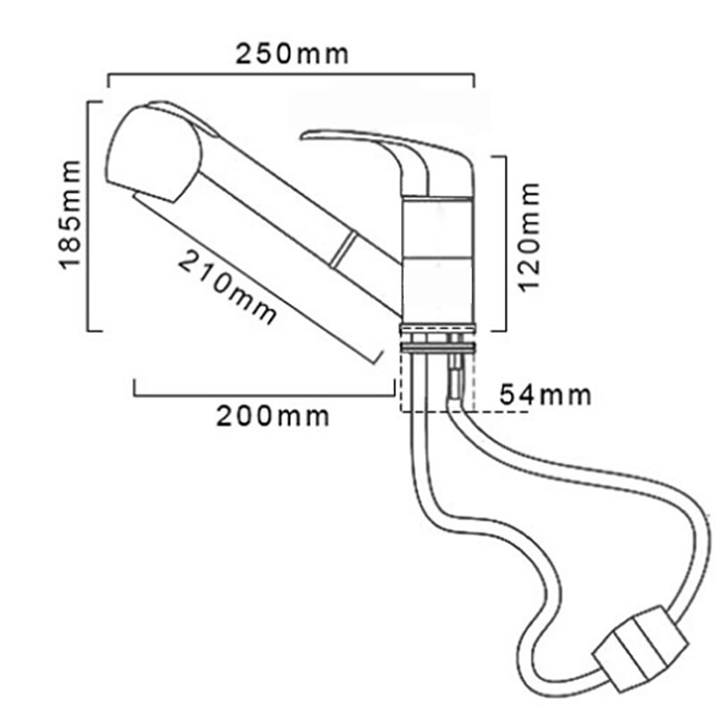Robinet de cuisine monocommande à un trou, chrome, ensemble central, robinets de cuisine, pulvérisateur commercial en laiton massif, robinets d'évier de cuisine avec eau froide et chaude de 2025 ? $97.99 –P1