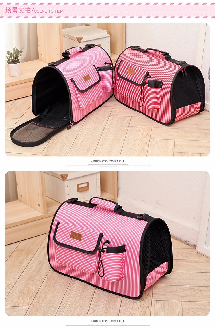 Hund Katt Små pälsdjur Carry Bag resväska Resväska Flygbolag godkänd husdjurstransporter Hundbärsryggsäck Justerbara Bärbar Andningsfunktion Enfärgad Klassisk Nylon Hundvalp Liten hund Träning 2025 - $41.99 –P2