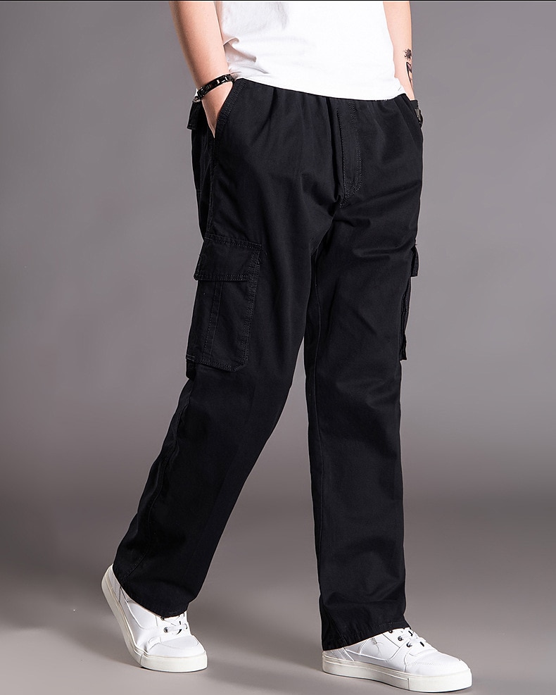 Hombre Pantalones de trabajo Pantalones cargo Pantalones para senderismo Verano Al aire libre Ripstop Secado rápido Multi bolsillo Transpirable Algodón Pantalones / Sobrepantalón Prendas de abajo 2025 - $33.99 –P10