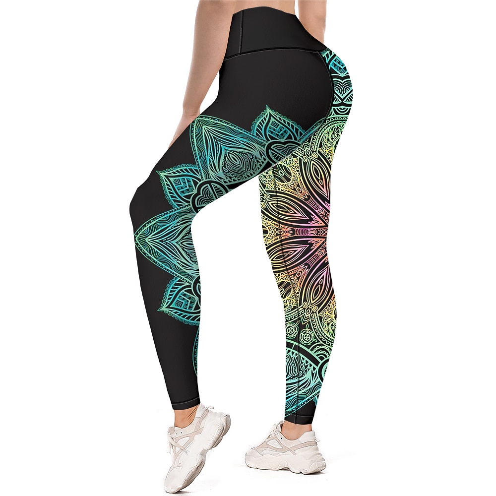 Mulheres Calças de ioga Butt Lift Compressão abdominal Cintura Alta Treino de Ginástica Corrida Ginástica Meia-calça Leggings Gráfico Preto Rosa Claro Rosa claro Outono Inverno Esportes Roupas de 2026 por $16.49 –P2