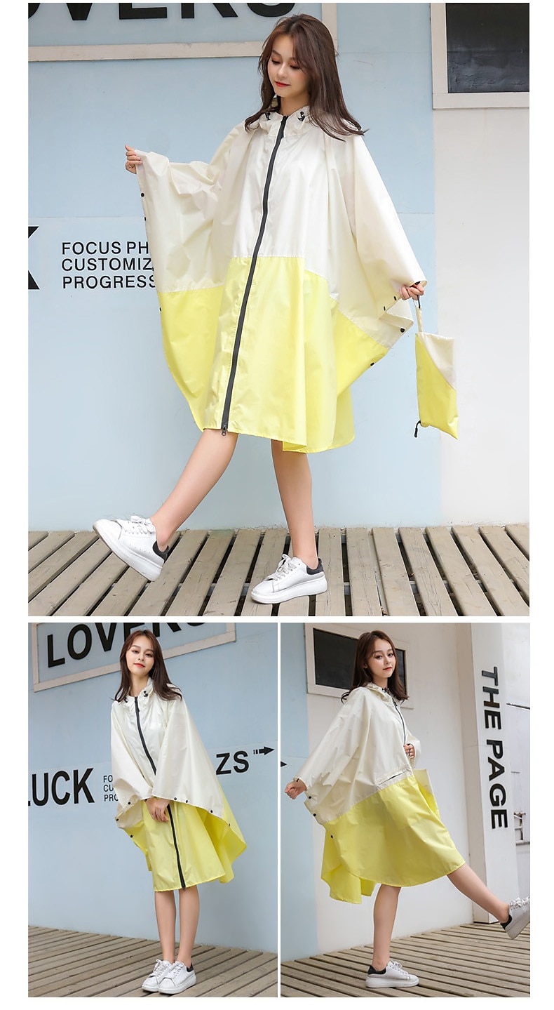 Men's Women's Rain Poncho Hiking Raincoat Waterproof Hiking Jacket Summer Outdoor Waterproof Breathable Quick Dry Lightweight Jacket Poncho Top Fishing Climbing Army green (unisex) Matcha 2025 - $29.99 –P17