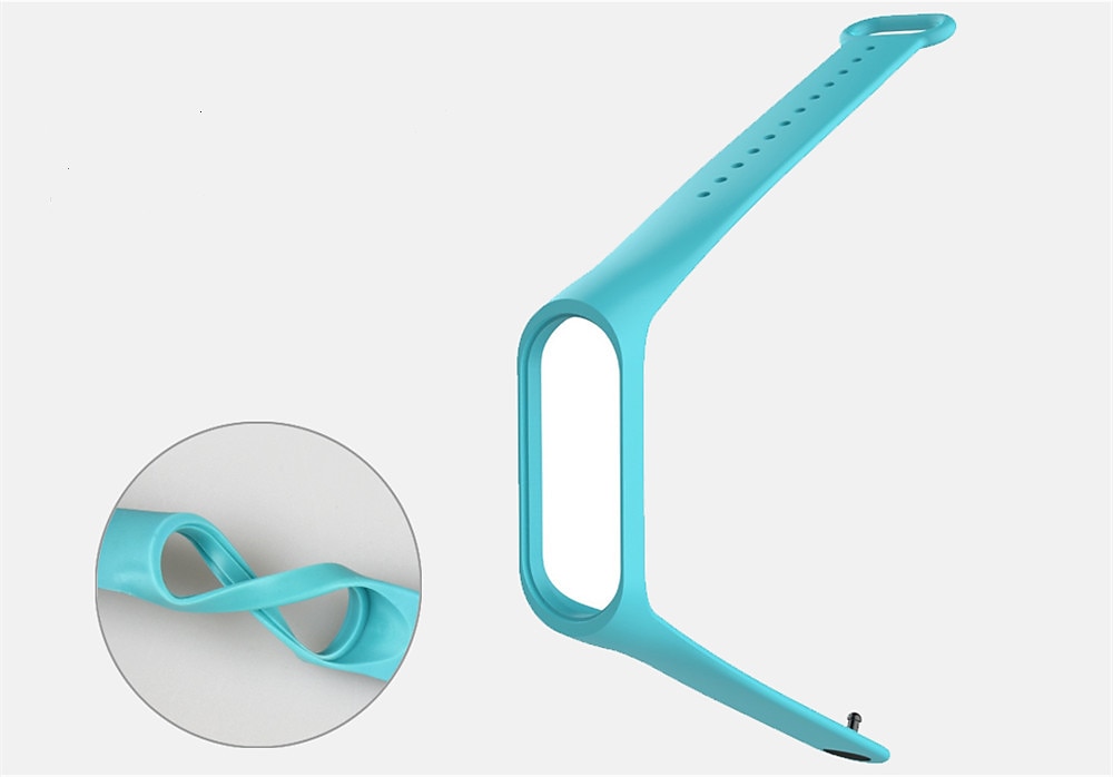 Smart Watch-band för Xiaomi Mi Band 3 Xiaomi Mi Band 4 Silikon Smart klocka Rem Mjuk Andningsfunktion Läderloop Ersättning Armband 2025 - $8.99 –P4
