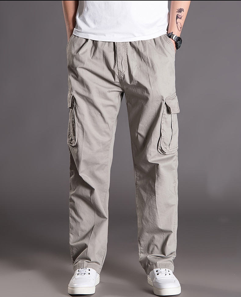 Hombre Pantalones de trabajo Pantalones cargo Pantalones para senderismo Verano Al aire libre Ripstop Secado rápido Multi bolsillo Transpirable Algodón Pantalones / Sobrepantalón Prendas de abajo 2025 - $33.99 –P5