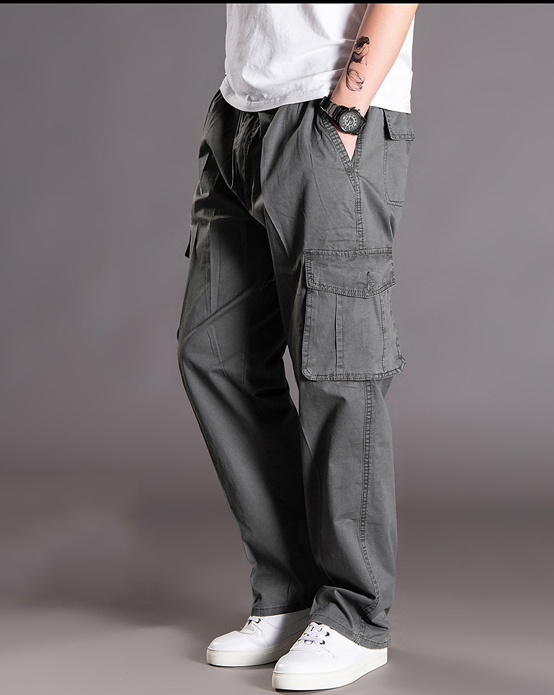 Hombre Pantalones de trabajo Pantalones cargo Pantalones para senderismo Verano Al aire libre Ripstop Secado rápido Multi bolsillo Transpirable Algodón Pantalones / Sobrepantalón Prendas de abajo 2025 - $33.99 –P3