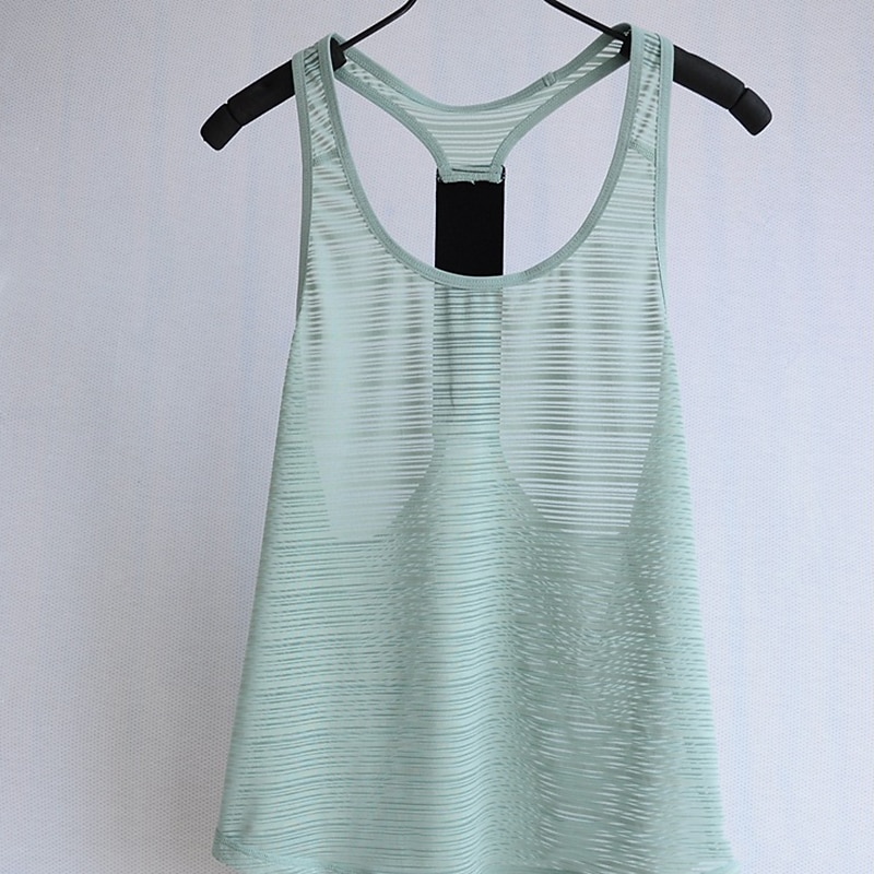 Mujer Camiseta sin mangas Top de yoga Secado rápido Cómodo Transpirable Espalda Abierta Sin Mangas Deportes Color sólido Camiseta por Entrenamiento de gimnasio Aptitud física Yoga Ropa de Deporte 2025 - $12.99 –P7