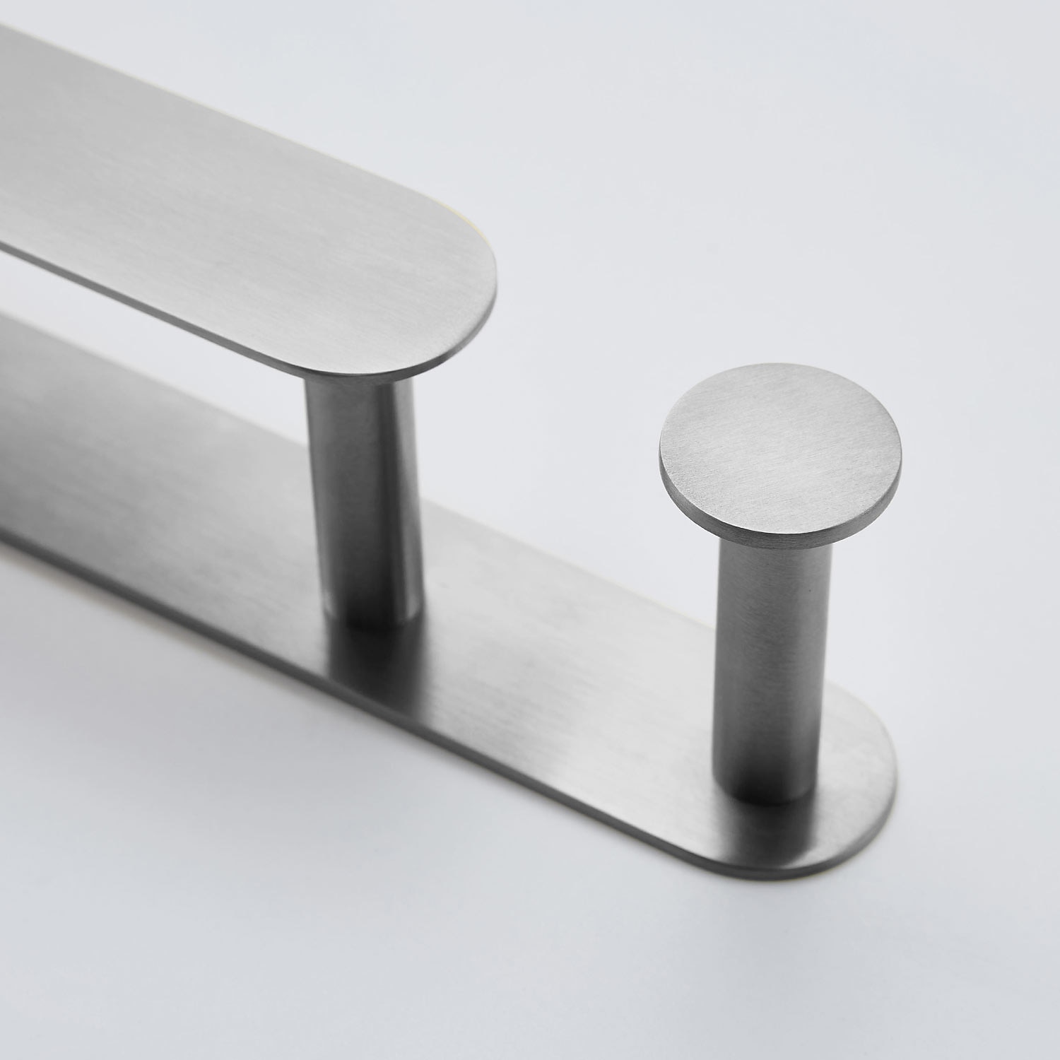 Brushed Multifunctional Towel Bar with Hook 304 Stainless Steel Electroplated, 40cm, Brushed, Bathroom and Kitchen Shelf Punch-free 2025 - $39.99 –P6