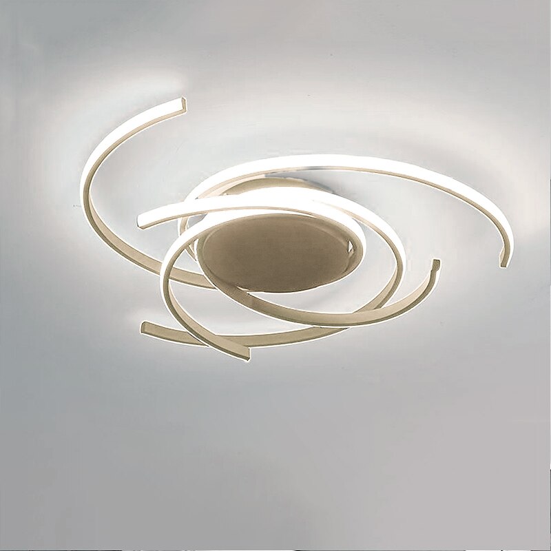 plafoniera a led 56 cm oro rosa verde khaki champaign oro deserto rose gold luci da incasso in alluminio gel di silice geometrico 72w dimmerabile con telecomando per la cucina illuminazione domestica camera da letto del 2025 a $197.99 –P3