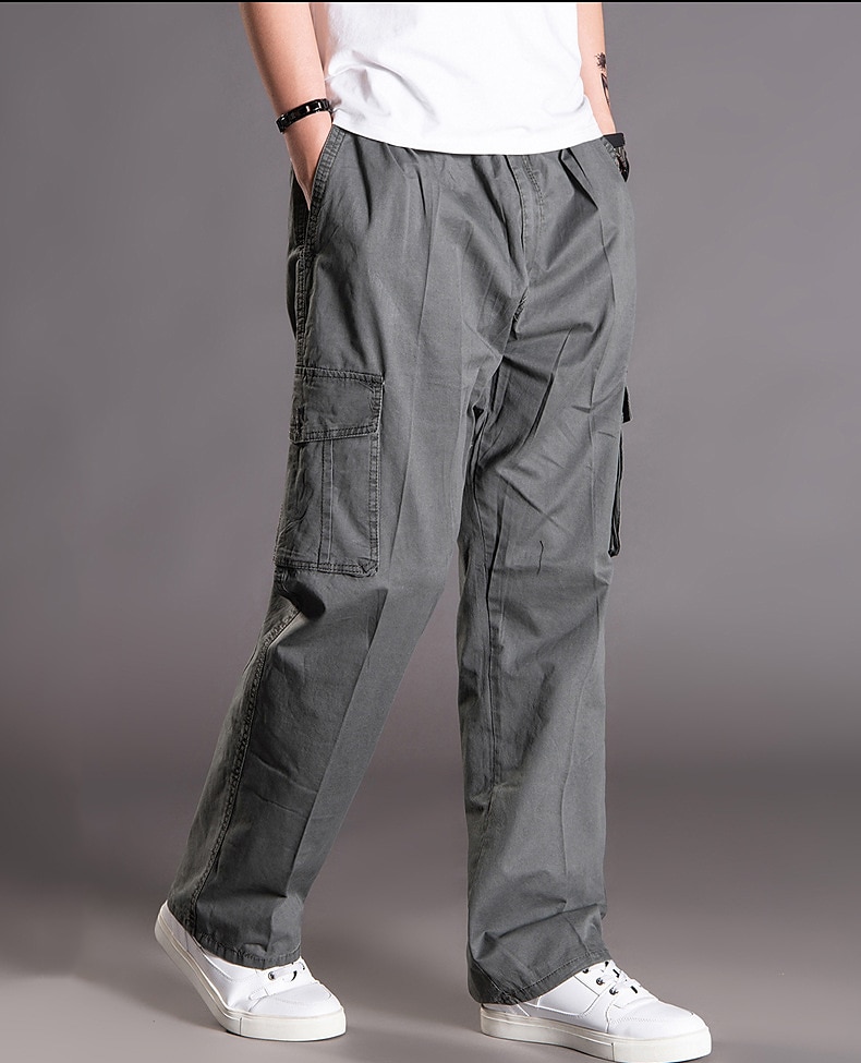 Hombre Pantalones de trabajo Pantalones cargo Pantalones para senderismo Verano Al aire libre Ripstop Secado rápido Multi bolsillo Transpirable Algodón Pantalones / Sobrepantalón Prendas de abajo 2025 - $33.99 –P2