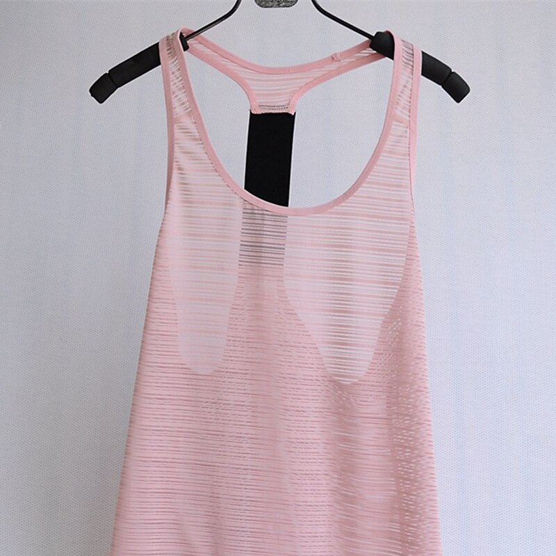 Mujer Camiseta sin mangas Top de yoga Secado rápido Cómodo Transpirable Espalda Abierta Sin Mangas Deportes Color sólido Camiseta por Entrenamiento de gimnasio Aptitud física Yoga Ropa de Deporte 2025 - $12.99 –P1