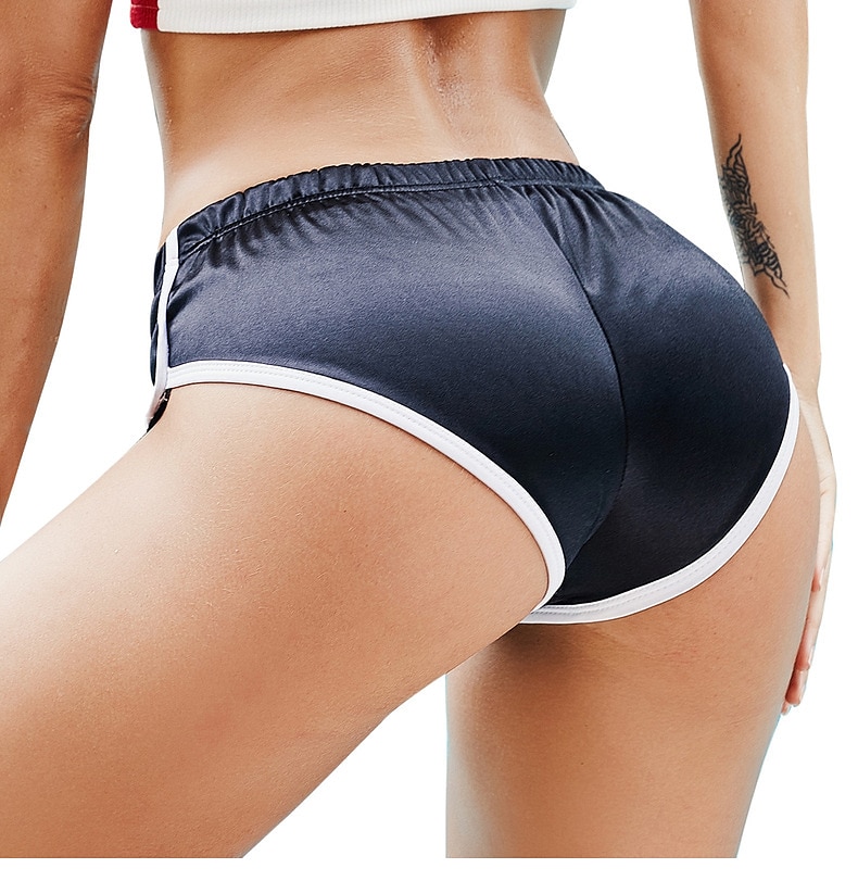 Femme Short Running Course Short Fitness Training Rayure-garniture Bas Athlétique Spandex Respirable Doux Séchage rapide Marathon Fonctionnement Le jogging Coupe ajustée Tenue de sport Tenues de Sport de 2025 ? $12.99 –P10