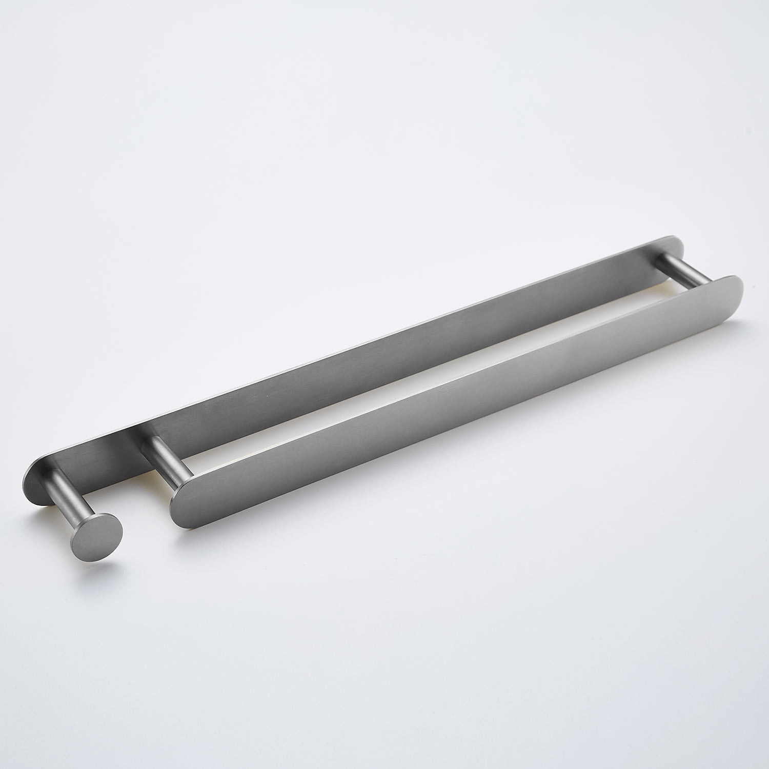 Brushed Multifunctional Towel Bar with Hook 304 Stainless Steel Electroplated, 40cm, Brushed, Bathroom and Kitchen Shelf Punch-free 2025 - $39.99 –P1