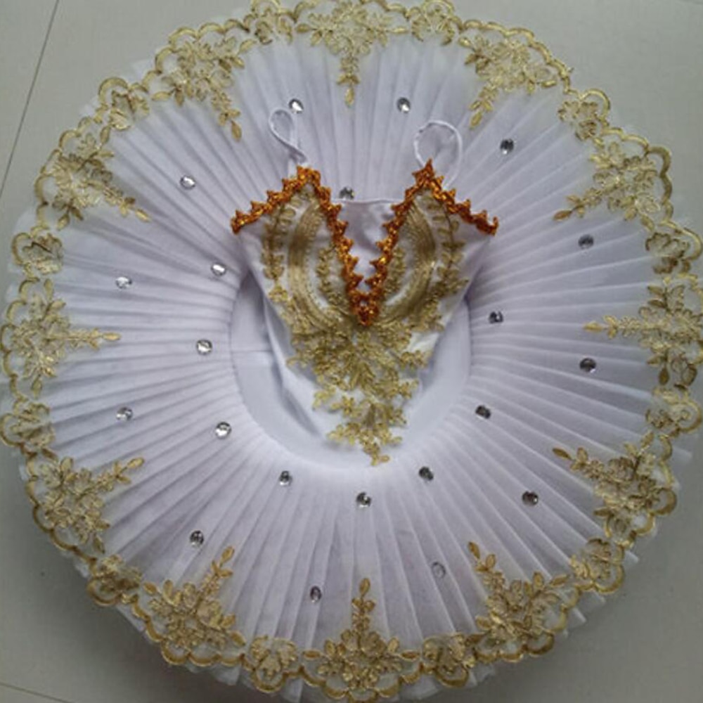 2026年 バレエ チュチュドレス ドレス レース 捺染 プリーツ 女の子 訓練 性能 ノースリーブ ハイウエスト スパンデックス レース チュール  コレクション – $57.99 –P1