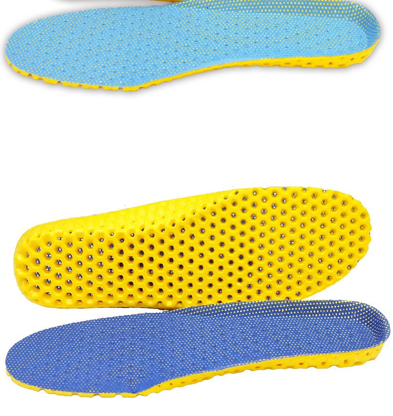Shoe Inserts Running Insoles Men's Women's Cellular Sports Insoles Foot Supports Shock Absorption Arch Support Stink Prevention for Fitness Gym Workout Running Winter Fall Spring Black Blue Dark Blue 2025 - $1.99 –P8
