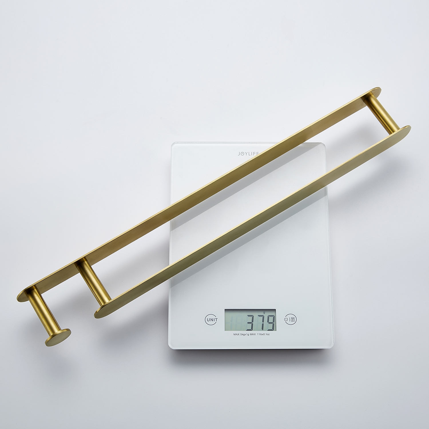 gyllene multifunktionell handduksstång med krok 304 rostfritt stål galvaniserat, 40cm, borstat guld, badrum och kökshylla stansfri 2025 - $43.99 –P7