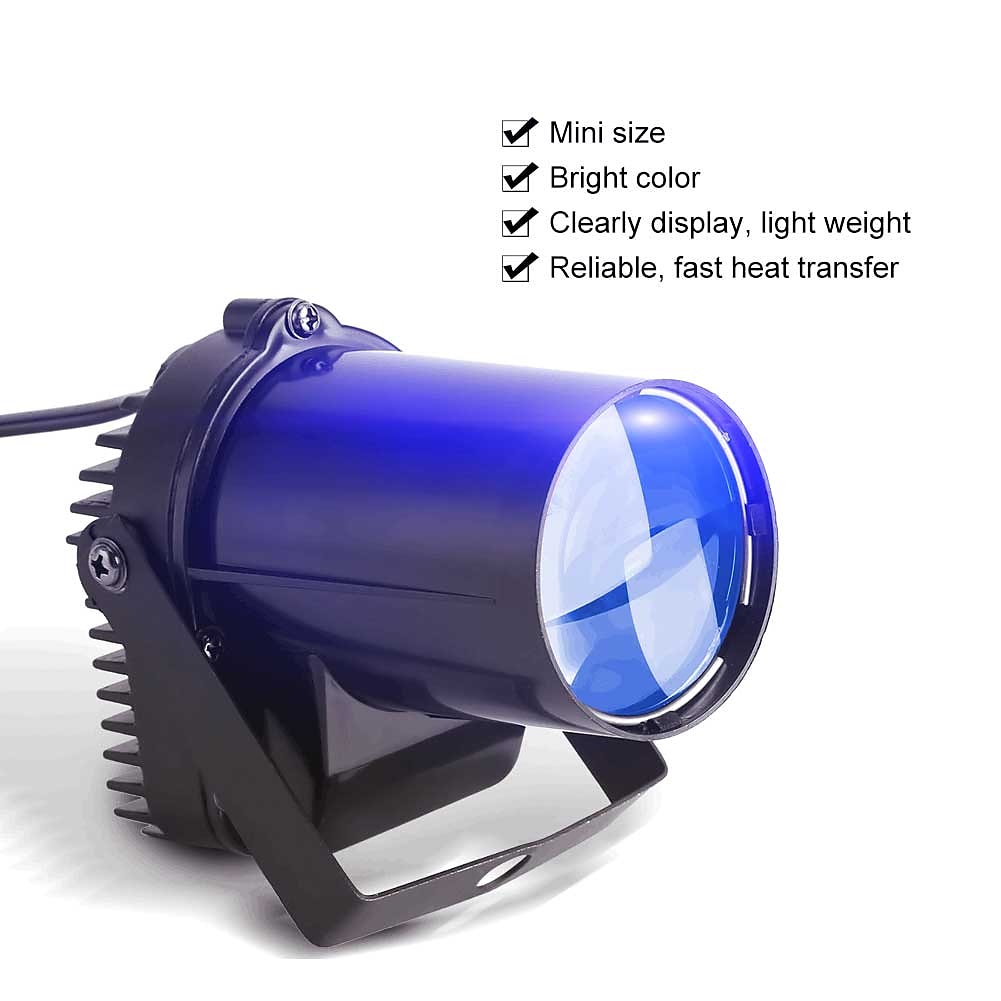 Party Lights Indoor Mini RGB Stage Light with White Yellow Light Beam LED Pinspot Stage Effect Light Disco Bar Party Accessories 2025 - $21.99 –P4