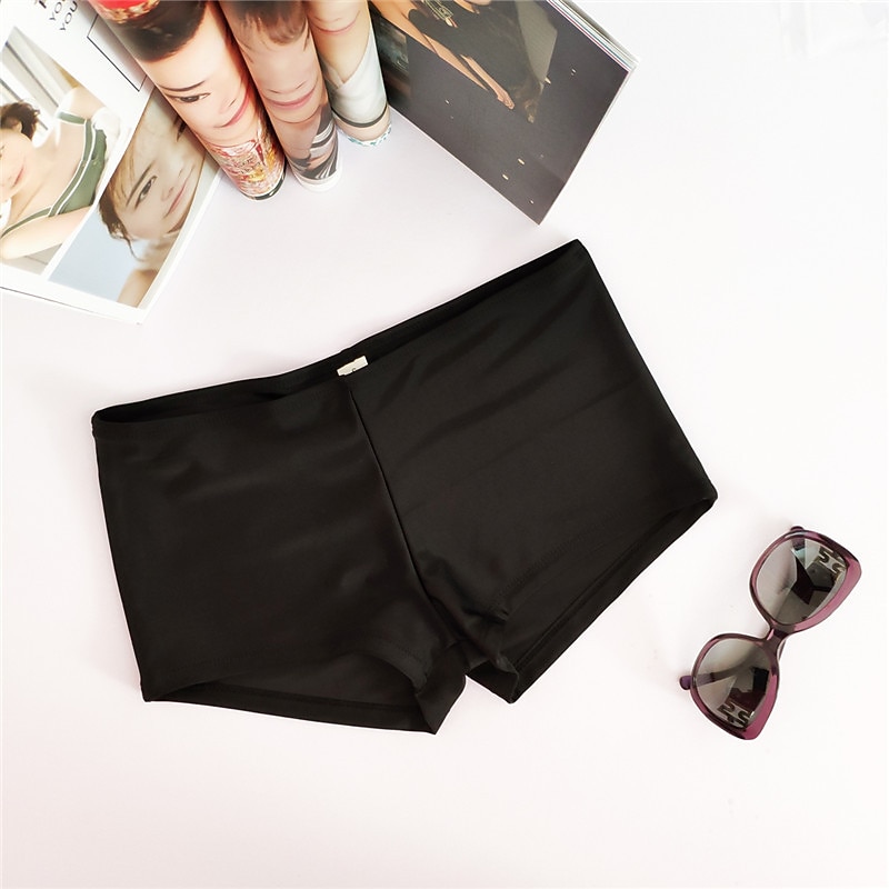 Жен. Купальные шорты Обтягивающие длинные шорты Однотонный Быстровысыхающий Удобный Дышащий Пляжные шорты Серфинг Водные виды спорта Плавание Лето 2026 - $11.49 –P5