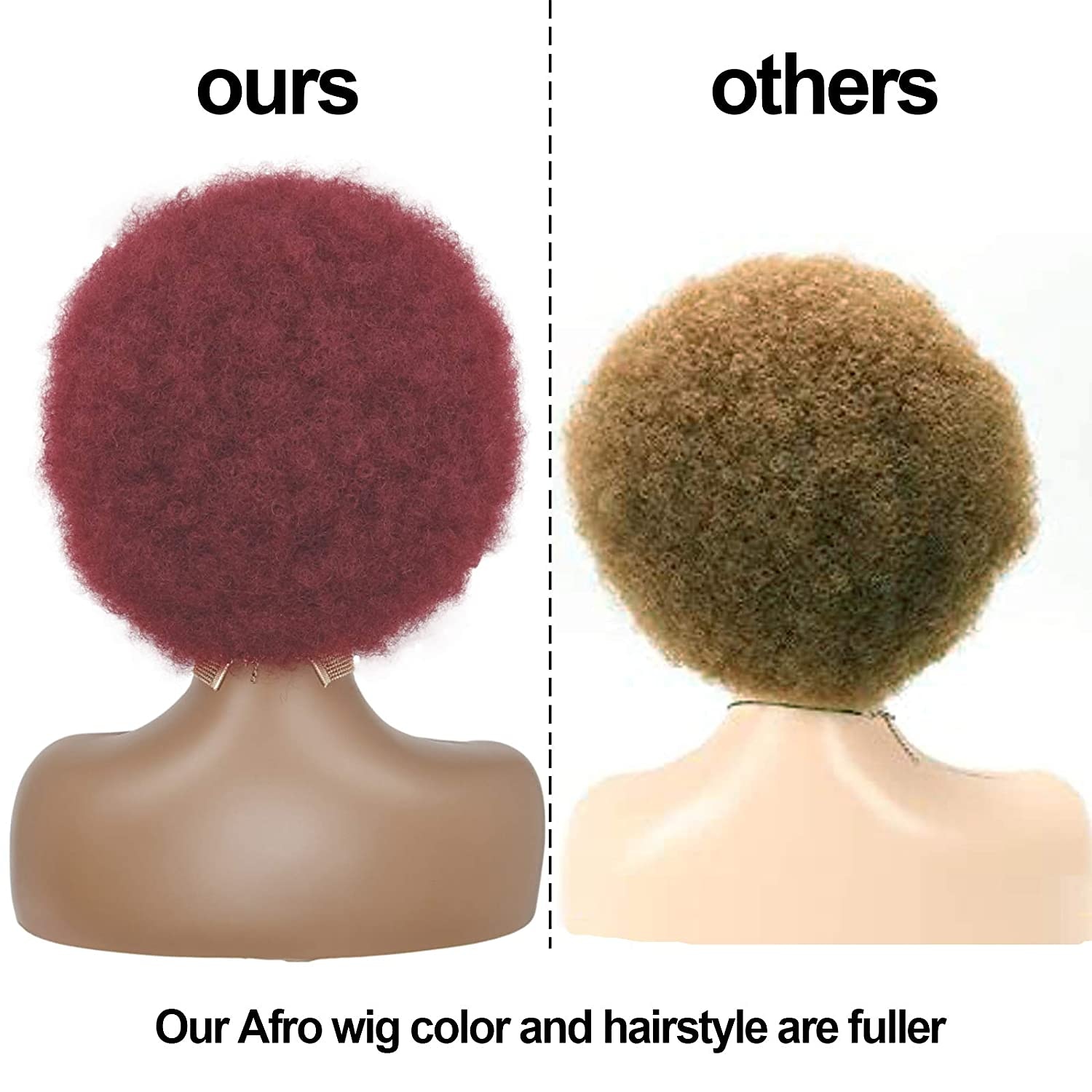 коричневые парики для женщин светло-коричневый афро-парик для чернокожих женщин пышные светло-коричневые афро-парики 70-е годы большой упругий и мягкий натуральный парик короткий афро-кудрявый 2025 - $28.99 –P12