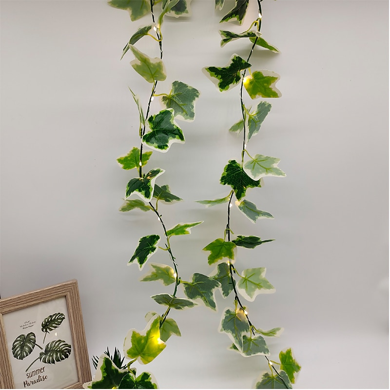 luce solare esterna della stringa luci solari della stringa principale 8 modalità luce esterna impermeabile fata foglia 2m 20leds bianco caldo natale festa di capodanno decorazione della casa del del 2025 a $16.99 –P8