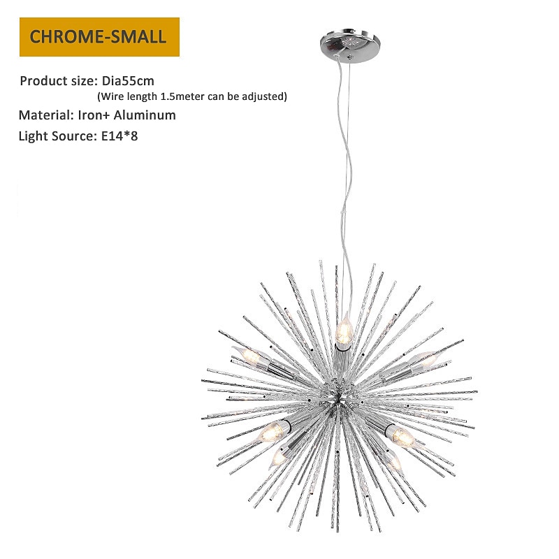 LED Pendant Light Crystal Chandelier 9-Light Firework Modern Sputnik Chandelier Pendant Light Fixture for living room Dining Room and Bedroom 2025 - $354.49 –P1