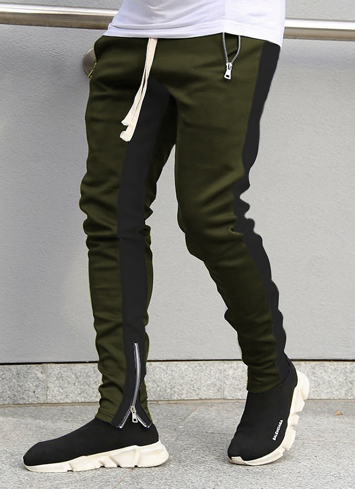 Bărbați Jogger Pantaloni Pantaloni Sport Buzunar cu Fermoar Fermoare pentru glezne Pantaloni De Atletism Îmbrăcăminte Atletică Primăvară Toamnă Απαλό Confortabil la umezeală Respirabil Gimnastic 2026 - $18.99 –P14
