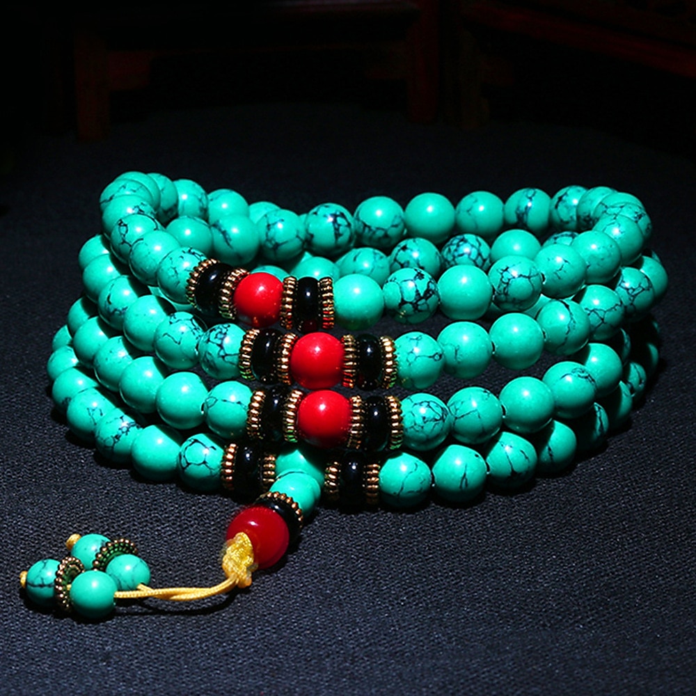 processamento e produção de pulseiras turquesa 108 pulseiras personalizadas com fotos, amostras personalizadas, transmissão ao vivo com a fonte das mercadorias de 2025 por $6.49 –P2